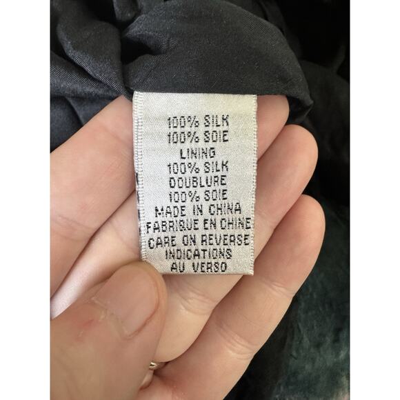 Mint By Jodi Arnold Dress Asymmetrical Art To Wear Silk Size 4 Cocktail Party - Picture 8 of 12